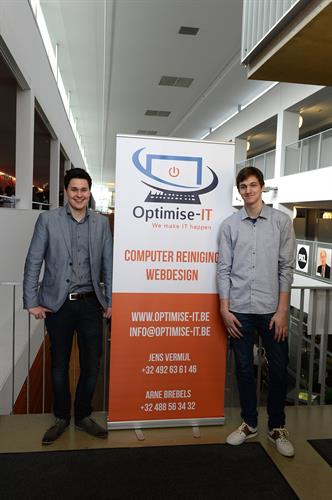 Jens Vermijl en Arne Brebels van Optimise-IT
